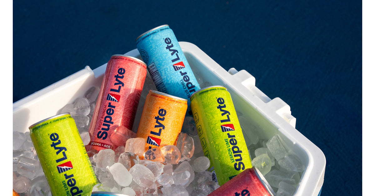 Super Lyte cans on ice