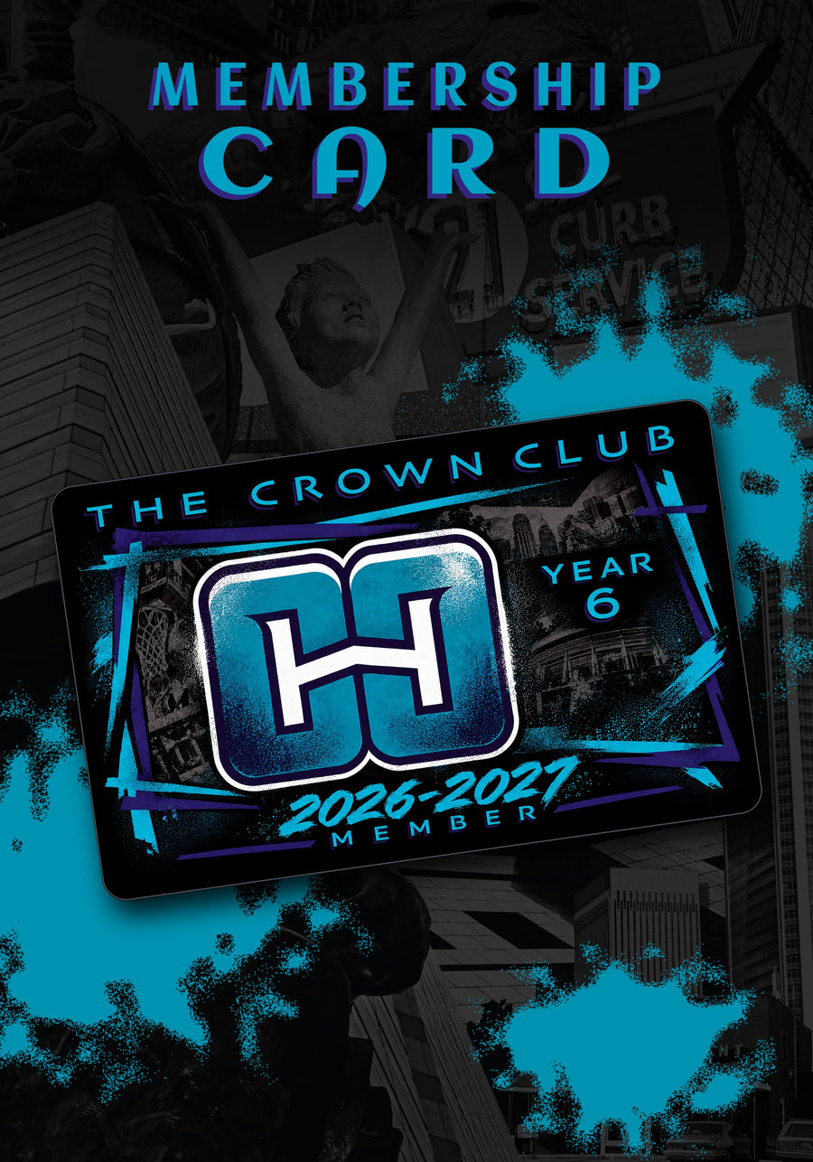 The 2026-27 Crown Club membership card