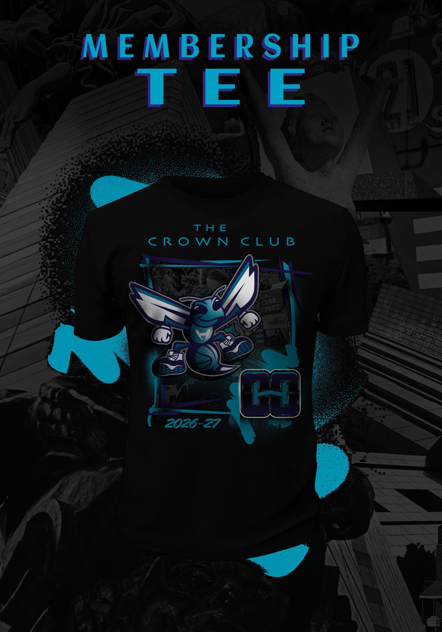 The 2026-27 Crown Club membership tee